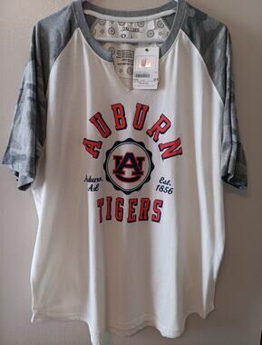2x Brand New with Tags Auburn Tigers Woman's T-shirt Pressbox